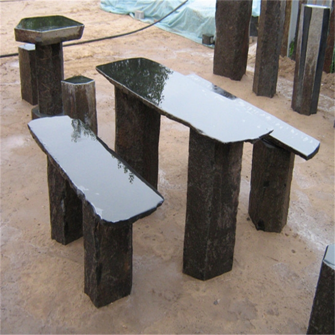 chinese new design basalt table bench