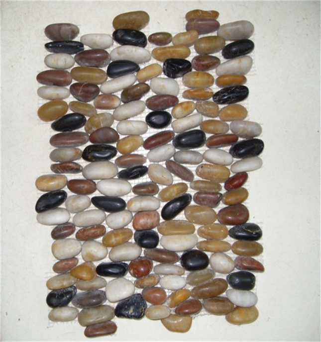 mixed color of pebble net posts--10
